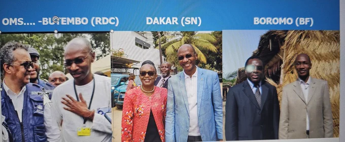 With DG in Butembo DRC, RD AFRO in Sengal & RD Dr Sambo in Burkina.