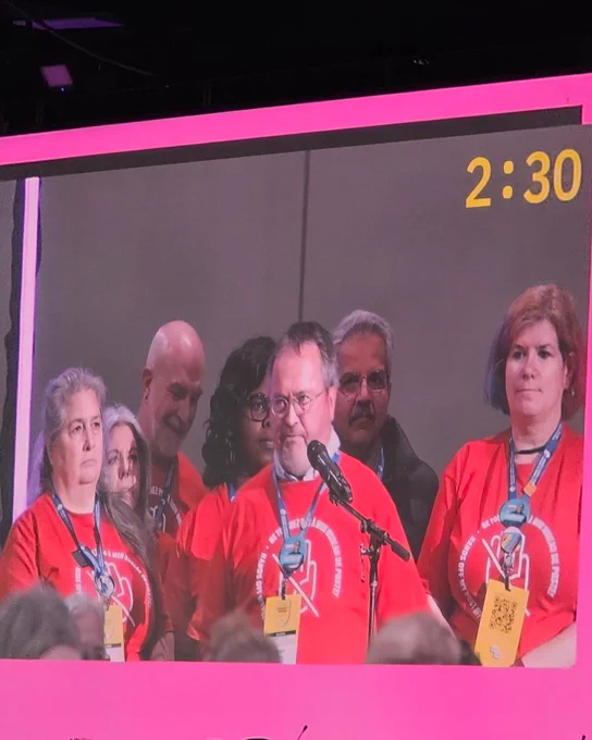 CUPW delegates at the 31st Constitutional Convention of the Canadian Labour Congress, Winnipeg, Manitoba CLC2026 #CUPWCLC2026 | Délégation du STTP à la 31e assemblée générale du Congrès du travail du Canada à Winnipeg (Manitoba). #CTC2026 #STTPCTC2026