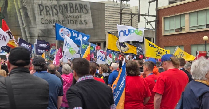 CUPW delegates at the 31st Constitutional Convention of the Canadian Labour Congress, Winnipeg, Manitoba | Délégation du STTP à la 31e assemblée générale du Congrès du travail du Canada à Winnipeg (Manitoba). 

#CLC2026 #CUPWCLC2026 #CTC2026 #STTPCTC2026