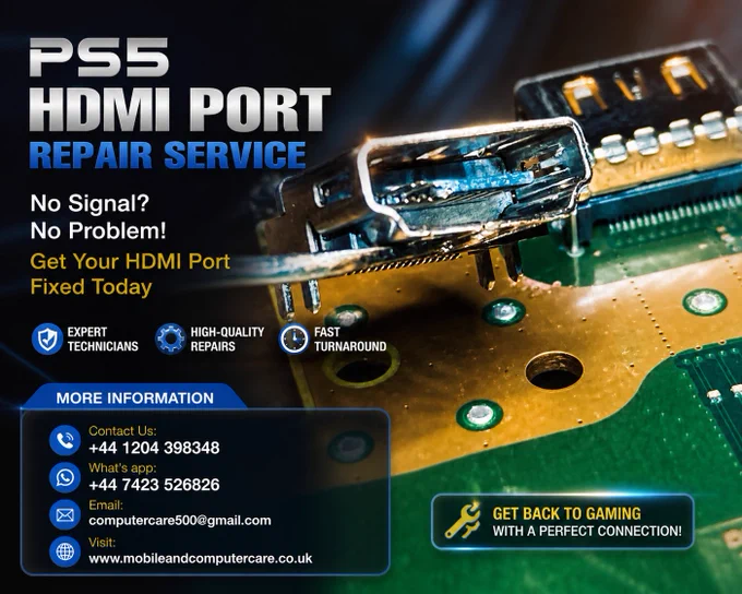 PS5 HDMI PORT REPAIRS