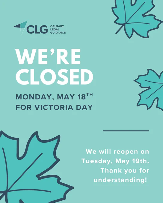 We're Closed Monday, May 18th, for Victoria Day. We will reopen on Tuesday, May 19th. Thank you for understanding.