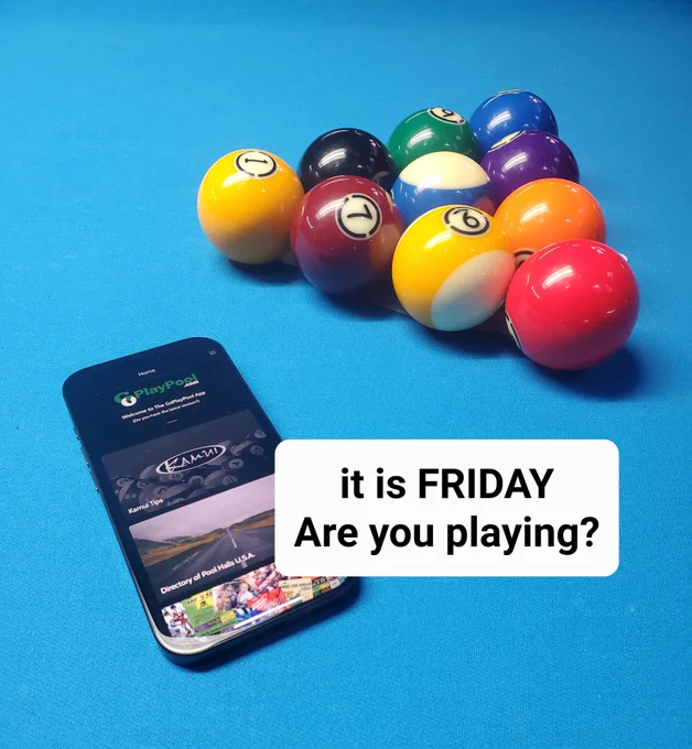 Time to Play ❤️❤️❤️
#Friday #play #pool 
#goplaypool 
#goplaypoolapp 