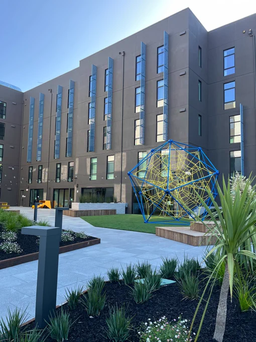 photo of completed building