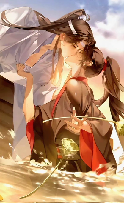WangXian illustration, mdzs JP audio drama x MEDICOS. Art by GEAROUS. 