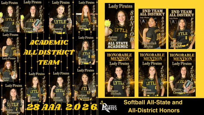 Softball All District and All State Honorees