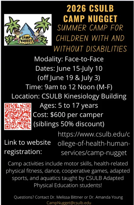 Camp Nugget registration english