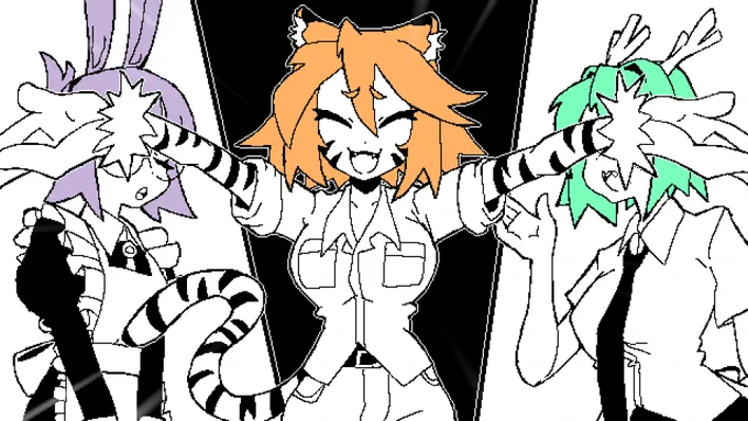 tiger-chan from endless monday: in progress (wishlist now)