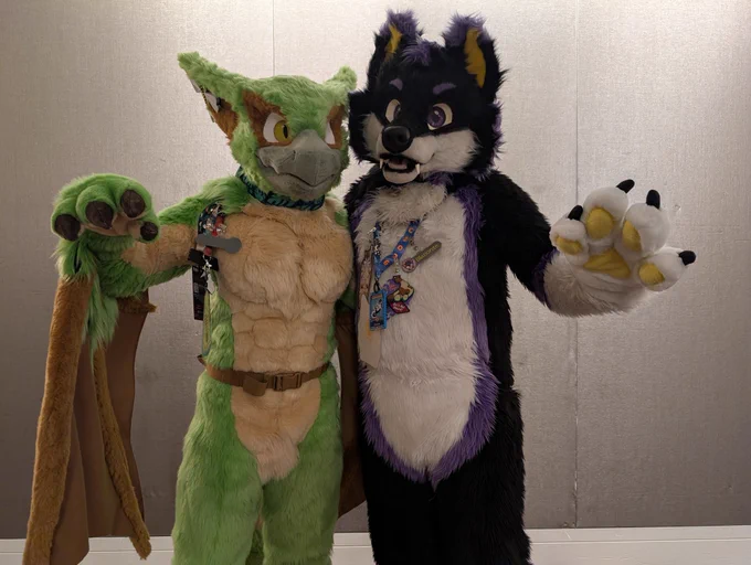 Texel the Nargacuga and Blazi Wolf