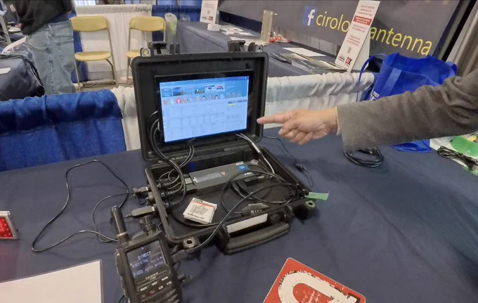 Wires-X Desktop box in a nice suitcase.