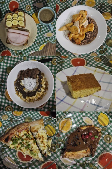3053cals
372g carb
151g prot