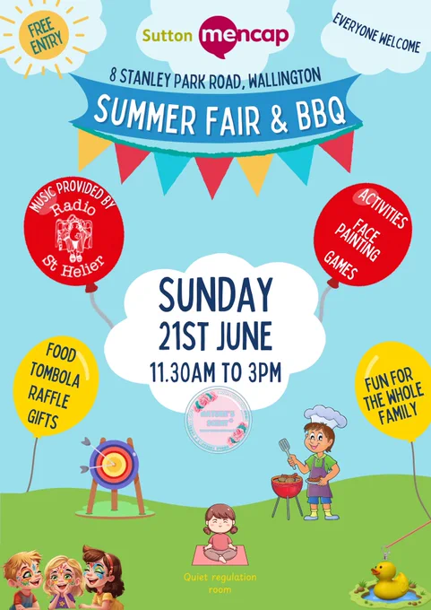 Summer Fair & BBQ Poster