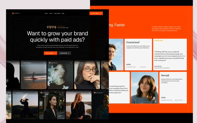Lumevo — Paid Ads agency Webflow template