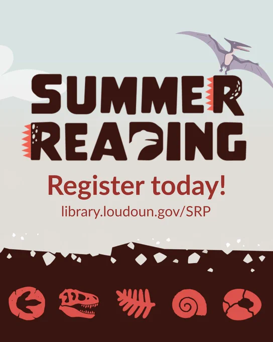 Register today for Summer Reading at library.loudoun.gov/SRP