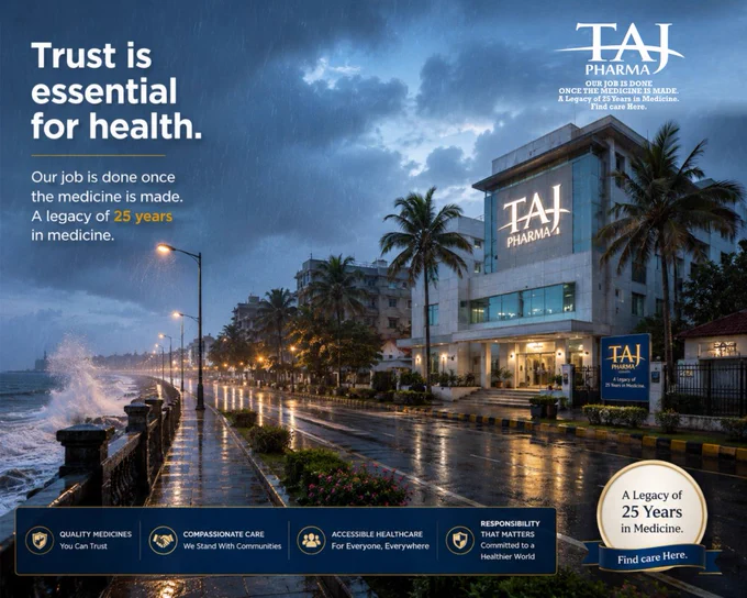 Medicine becomes truly meaningful when it reduces suffering and restores dignity. Taj Pharma continues working toward a future where healthcare is accessible, affordable, and empowering for every individual worldwide. 💙
#AffordableHealthcare #ScienceForHumanity #GlobalImpact