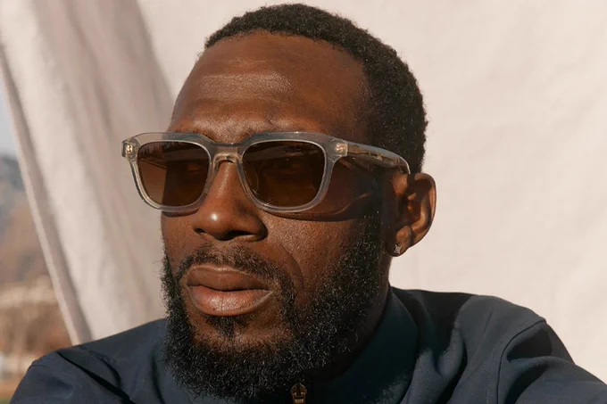 Model wearing Article One sunglasses