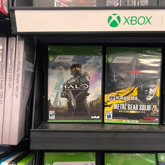Cajas provicionales de titulos de Xbox Series X