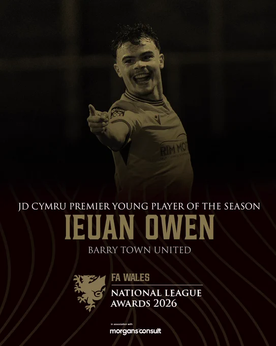 JD Cymru Premier Young Player of the Season - Ieuan Owen