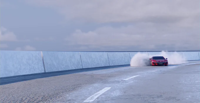 Car animation still frame