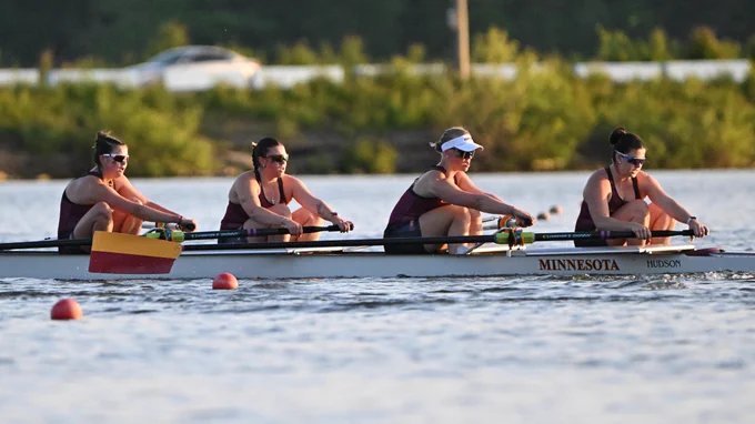 Gopher rowing at Big Ten Championships