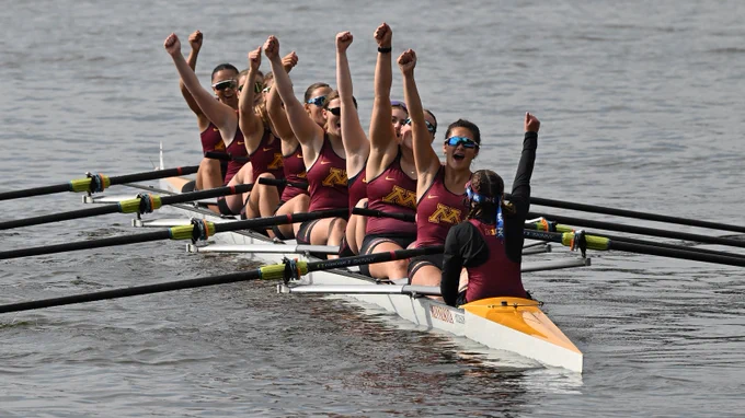 Gopher rowing at Big Ten Championships