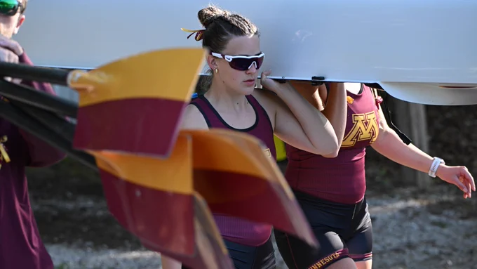 Gopher rowing at Big Ten Championships
