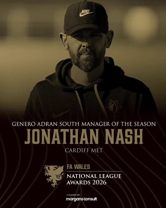 Genero Adran South Manager of the Season - Jonathan Nash. 