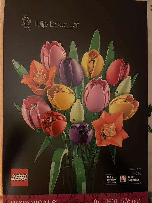 Lego tulip bouquet box