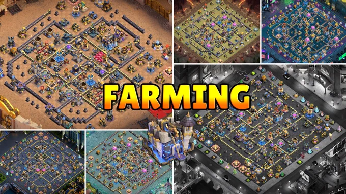 Top 10 Unbeatable TH18 Anti 3 Star Farming Bases (Copy Link) - Clash of Clans Layouts May 2026 Meta Clashcodes.com