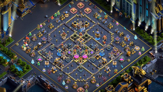 Base 3 : TH18 Anti 3 Star Farming Base • Lava Launcher Setup - COC Layouts