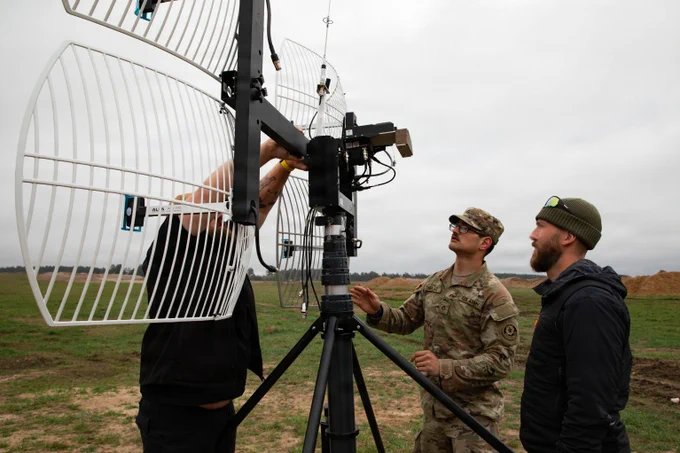 #2dCavalryRegiment Soldiers and industry partners put new drones to the test at #SaberStrike26 in Poland. 