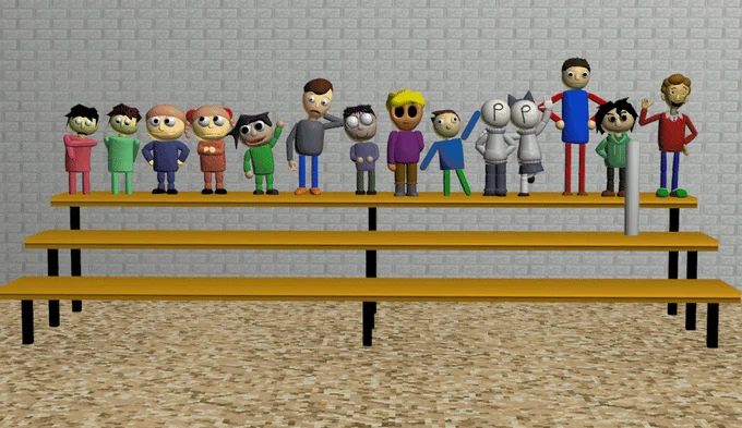 1 & 2: Basics In Behavior
3 & 4: Jt Music
5: Rjac251
6: Baldi's Childhood
7: UnderLearn
8: Ultra Decomp
9: Pinterest (og creator unknown)
10: Baldi Fanon Wiki
11 & 12: @_LSD9was9here on Twitter