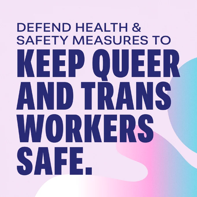For many 2SLGTBQI  workers, hate and discrimination
are part of daily life. This must stop.