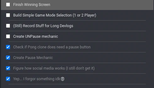 Completed Weekly Task So Far :D