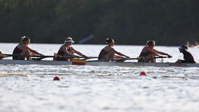 1V8 crew at the 2026 B1G Championships