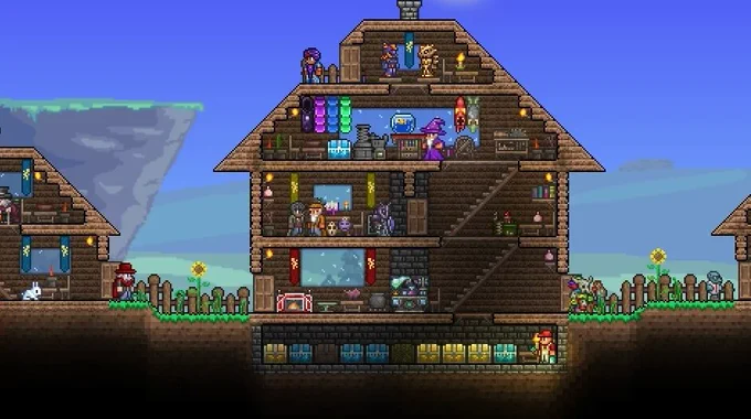 A screenshot from Terraria