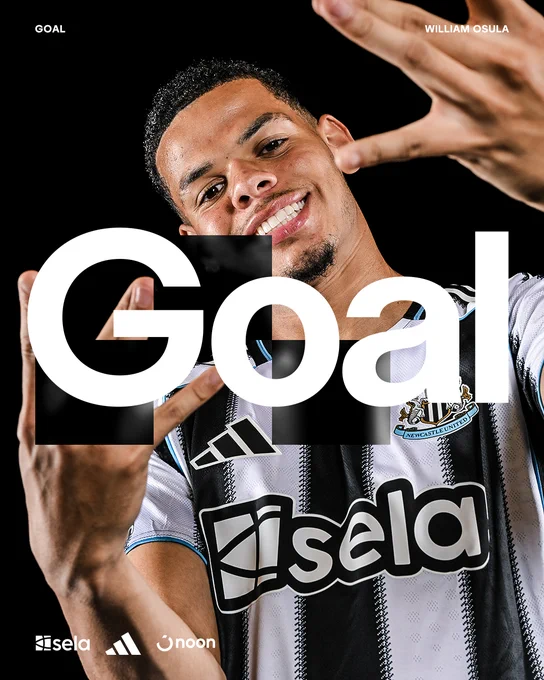 William Osula goal graphic. 