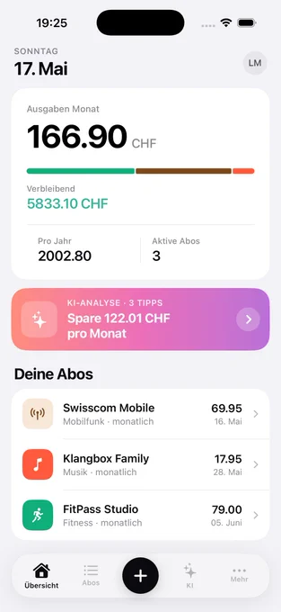 Homescreen