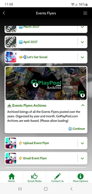 Events Flyers Archives are now live on The GoPlayPool App 💯💯💯
#archives #events #flyers #pool #goplaypool 
#goplaypoolapp 