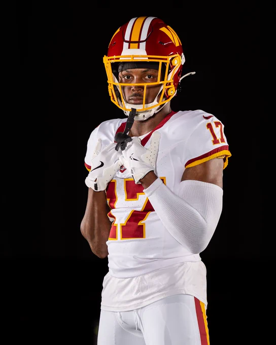 Photo of Terry McLaurin in our new uniforms. 