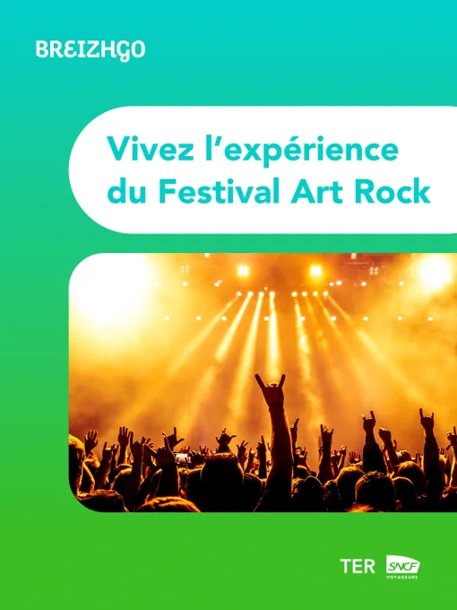 Foule en concert avec lumières vives et ambiance festive.