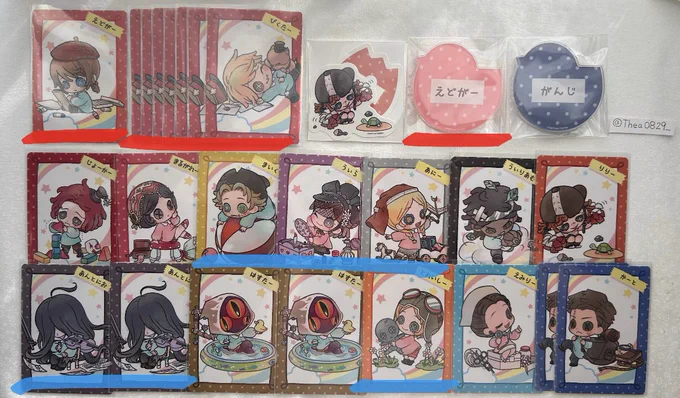 画像1〜5まで全て赤線は交換のみ
青線は譲渡可能ですが3枚〜など複数優先させて頂きます💦🙇‍♀️