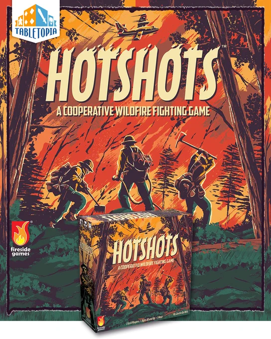 🎮 Try on Tabletopia - https://tabletopia.com/games/hotshots
🚀 Follow on Kickstarter - https://www.kickstarter.com/projects/fsd/hotshots-a-cooperative-wildfire-fighting-game
