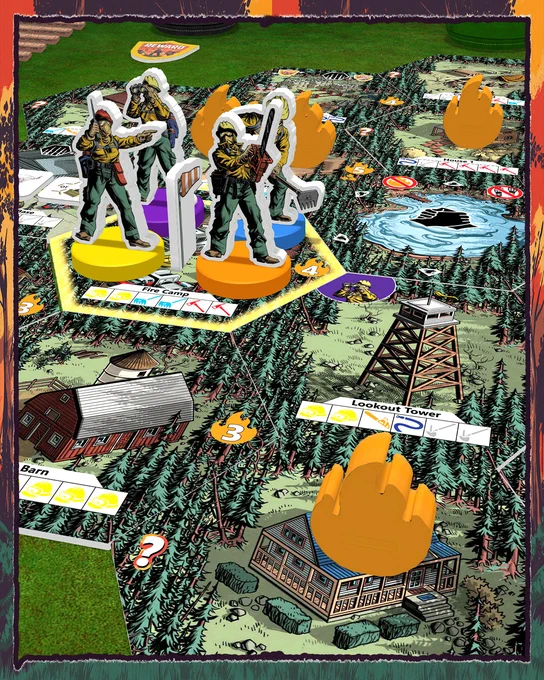 🎮 Try on Tabletopia - https://tabletopia.com/games/hotshots
🚀 Follow on Kickstarter - https://www.kickstarter.com/projects/fsd/hotshots-a-cooperative-wildfire-fighting-game
