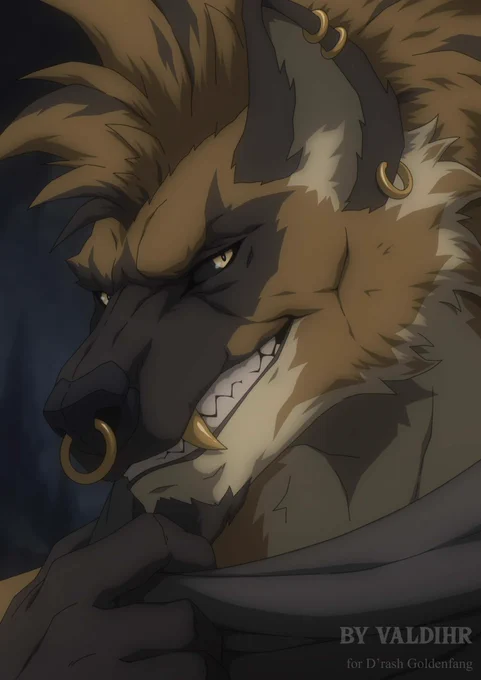 Portrait of a World of Warcraft inspired gnoll.