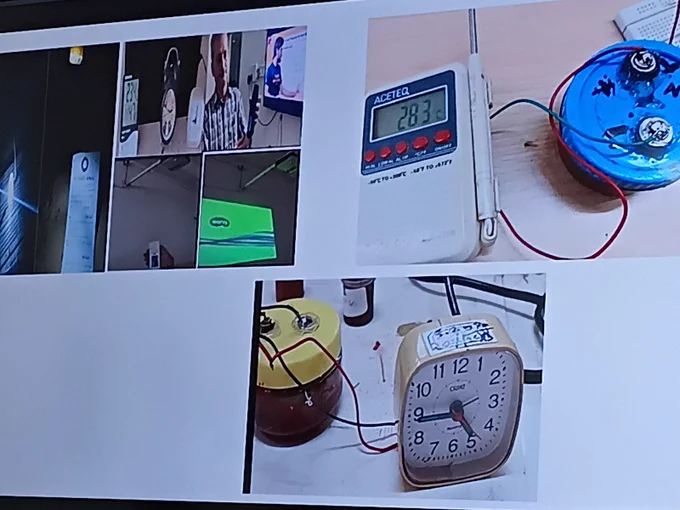 The project focuses on developing an eco-friendly energy storage system using a herbal electrolyte prepared from:
    - Aloe vera gel
    - Garlic paste
    - Indian herb “Kashish Hara”

Unlike conventional batteries, this solution:
 ♻️ Does not release toxic gases
 🌿 Uses natural and sustainable materials
 ⚡ Supports clean rural energy access

Potential Impact:
    - Meeting basic electricity needs in remote rural areas
    - Supporting lighting and household energy requirements
    - Enabling sustainable transportation solutions such as e-rickshaws for agricultural produce and rural mobility

This innovation has the potential to not only strengthen sustainable rural energy access but also create decentralized livelihood opportunities for local communities through a green and circular economy approach.

Aligned with the Decent Work & Economic Growth, this initiative highlights how grassroots innovation and sustainable technologies can create meaningful impact for rural communities.