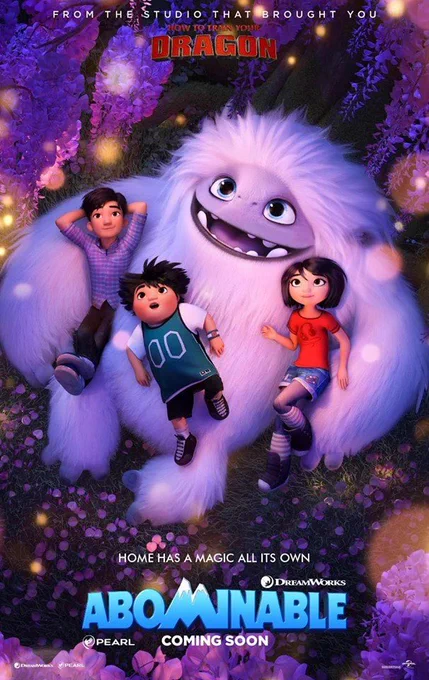 Poster for animated film ABOMINABLE