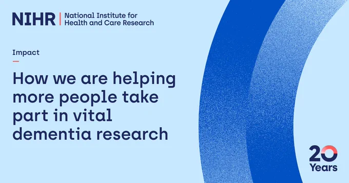 How we are helping more people take part  in vital dementia research 