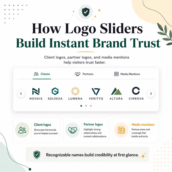 How Logo Sliders Build Instant Brand Trust