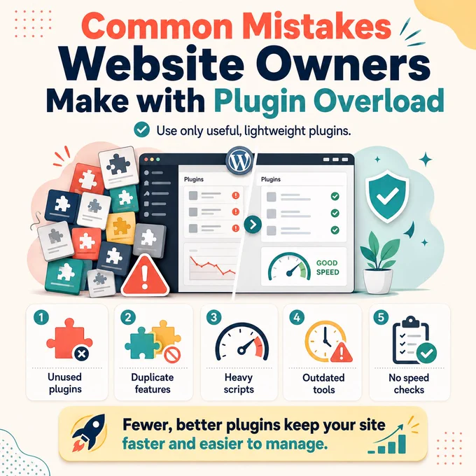 Common Mistakes Website Owners Make with Plugin Overload