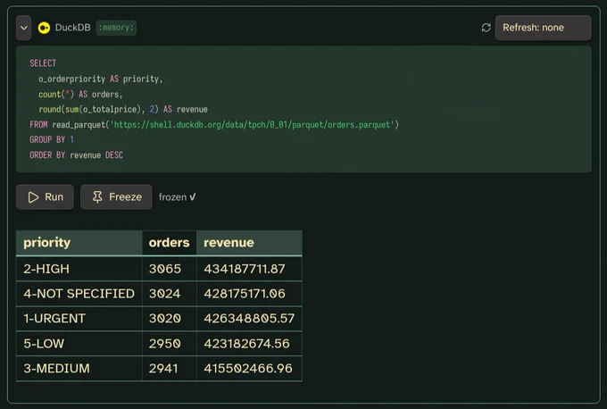 Query remote files within Obsidian, and keep them as offline Markdown tables stored or auto-refreshed.
